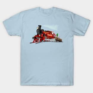 cartoon Santa Express T-Shirt